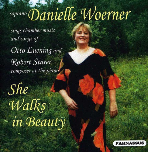 the album cover for Shulman/Baksa - She Walks in Beauty-The Songs of Lueni