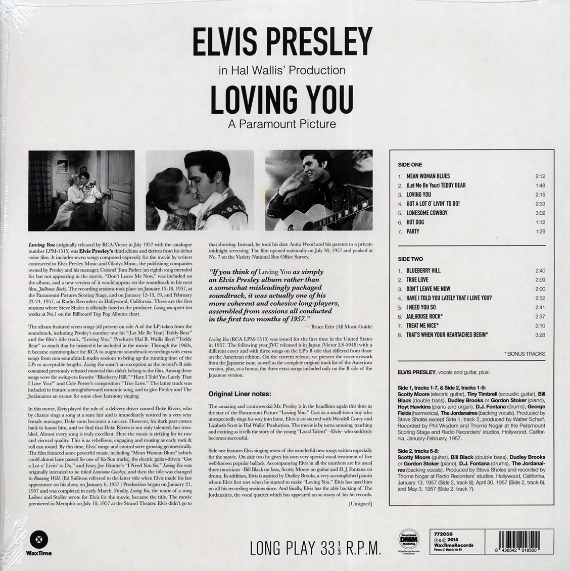 Elvis Presley - Loving You (incl. mp3) (180g) Vinyl Record