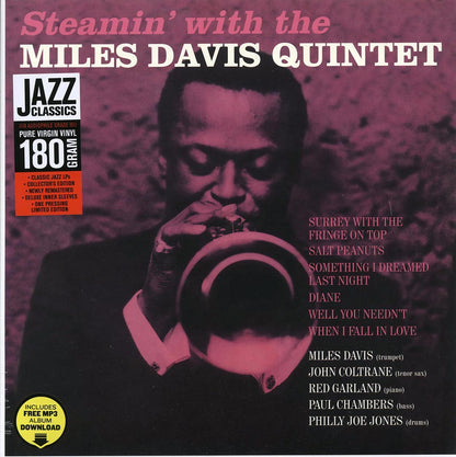 Miles Davis Quintet - Steamin' With Miles Davis Quintet (ltd. ed.) (incl. mp3) (180g) Vinyl Record