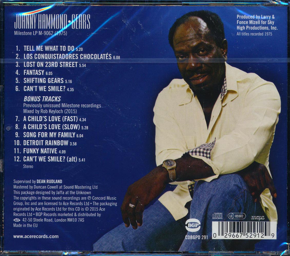Johnny Hammond - Gears Music CD