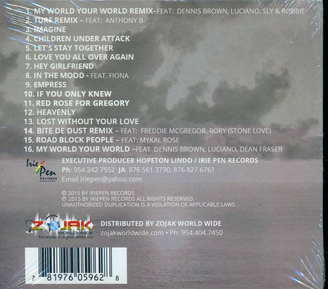 Hopeton Lindo - My World Your World Music CD