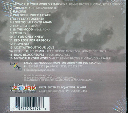Hopeton Lindo - My World Your World Music CD