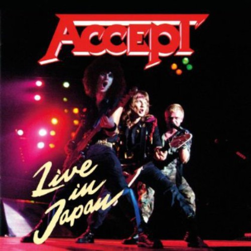 the album cover for Accept - Live in Japan