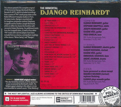 Django Reinhardt - The Immortal (24 tracks) (incl. large booklet) Music CD