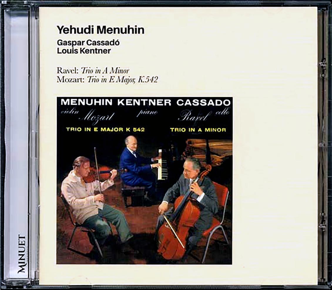 Yehudi Menuhin - Trio In A Minor + Trio In E Major, K. 542 (ltd. ed.) (incl. large booklet) (remastered) Music CD