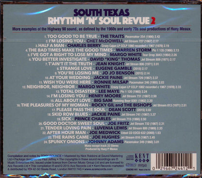 Ronnie Milsap, The Traits, Lee Maye, Etc. - South Texas Rhythm 'N' Soul Revue 2: From The Vaults Of Crazy Cajun Records (24 tracks) Music CD