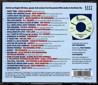 Various - Dave Hamilton's Detroit Soul Volume 2 (24 tracks) Music CD