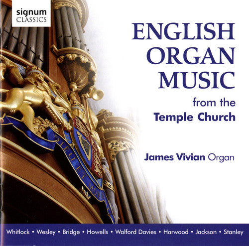 Vivian / Whitlock / Davies - English Organ Music From Temple Church - Music CD