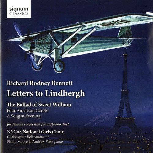 the album cover for NYCoS National Girls Choir - Letters to Lindbergh