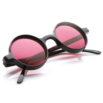 Small Retro Round Lennon Style Color Lens Sunglasses 8631