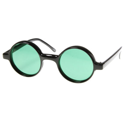 Small Retro Round Lennon Style Color Lens Sunglasses 8631