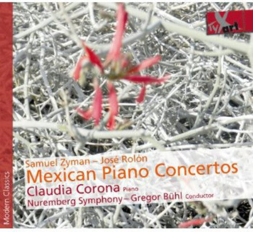 the album cover for Claudia Corona - Mexican Piano Concertos