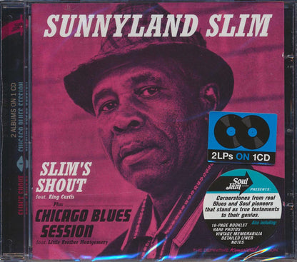Sunnyland Slim - Slim's Shout + Chicago Blues Session (22 tracks) (incl. large booklet) (remastered) Music CD