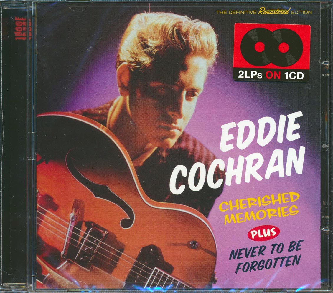 Eddie Cochran - Cherished Memories + Never To Be Forgotten (2 albums on 1 CD) (30 tracks) (+8 bonus tracks) (incl. 16-page booklet) (24-bit mastering) (remaste Music CD