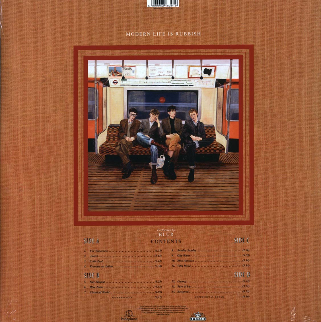 Blur - Modern Life Is Rubbish (2xLP) (180g) Vinyl Record