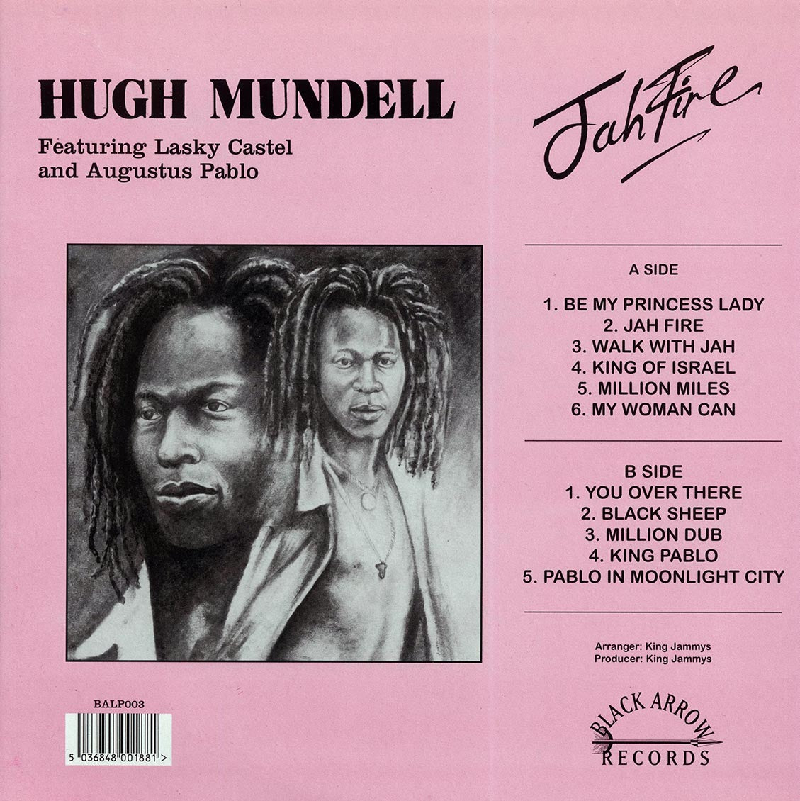 Hugh Mundell, Lacksley Castell, Augustus Pablo - Jah Fire Vinyl Record