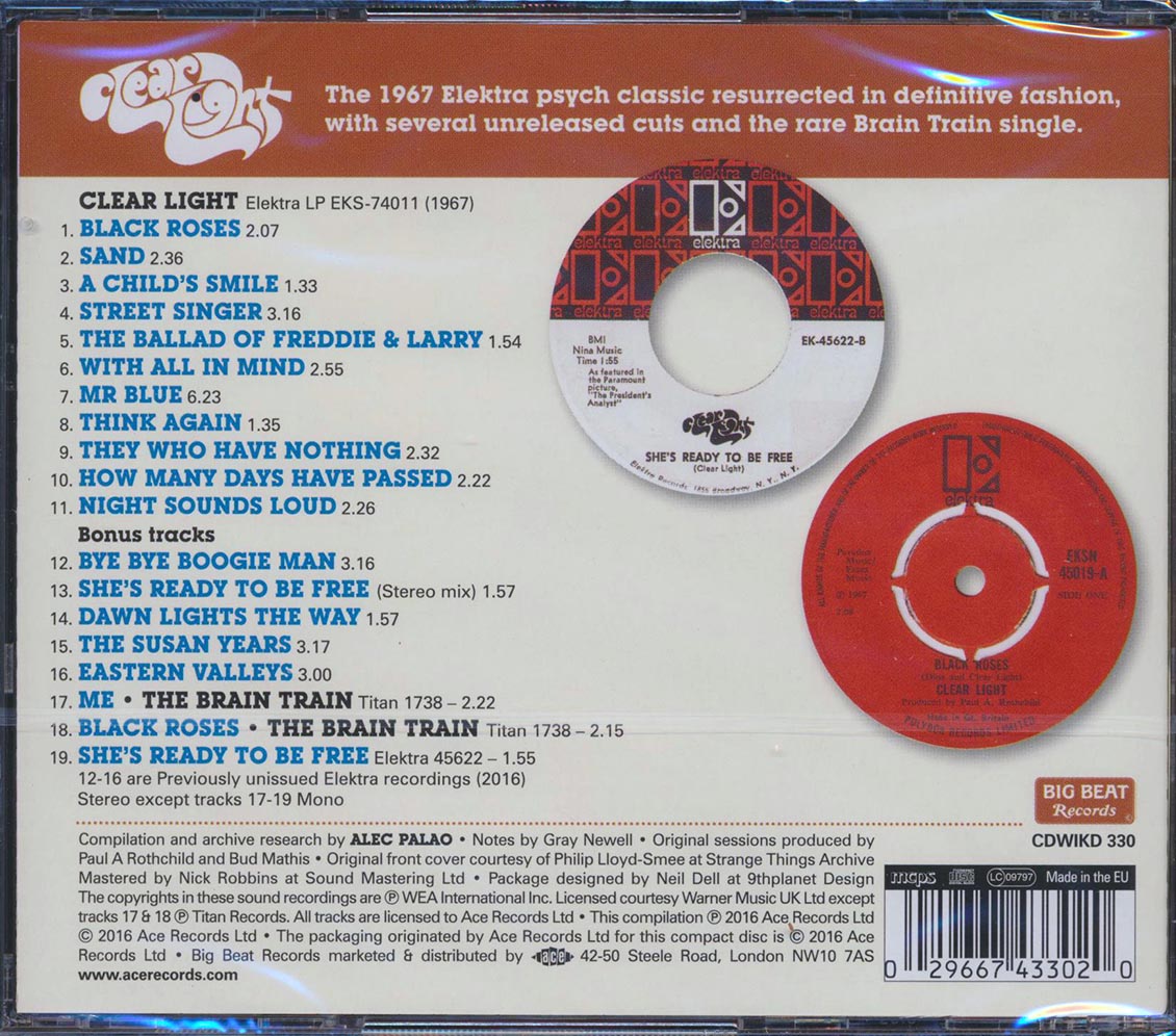 Clear Light - Clear Light Music CD