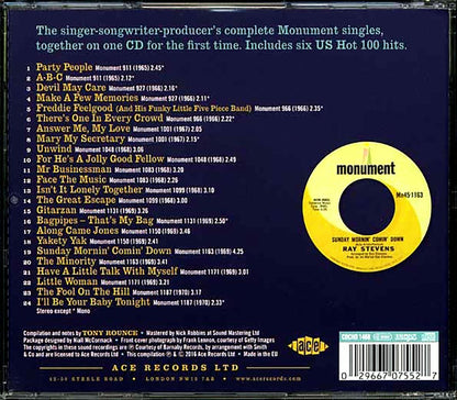 Ray Stevens - Face The Music: The Complete Monument Singles 1965-1970 Music CD