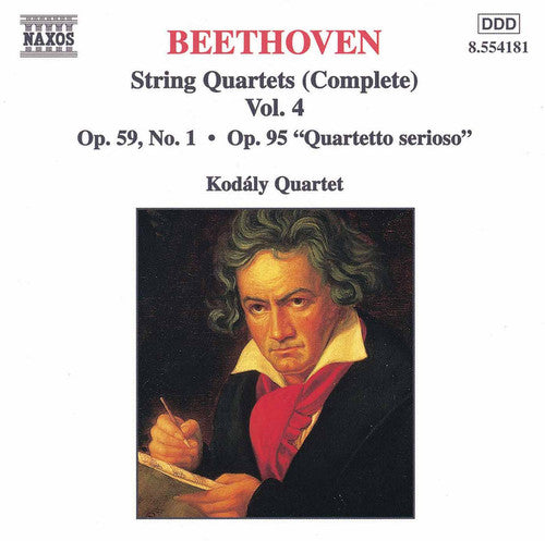 the album cover for Kodaly Quartet - Beethoven String Quartets 4
