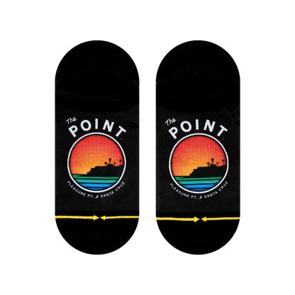Slidertown The Point Adult No Show Socks