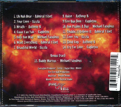 Sizzla Capleton Anthony B etc 5 Blazing Fire Music CD