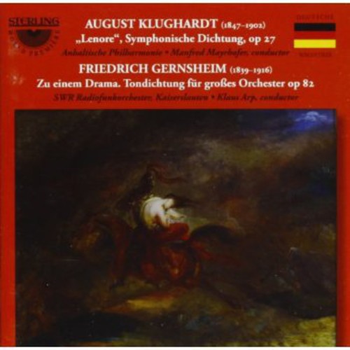the album cover for Klughardt / Anhaltische Philharmonic / Mayrhofer - August Klughardt - Friedrich Gernsheim