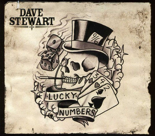 the album cover for Dave Stewart - Lucky Numbers