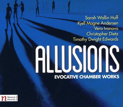 the album cover for Huff / Okrusko / New England String Quartet - Allusions
