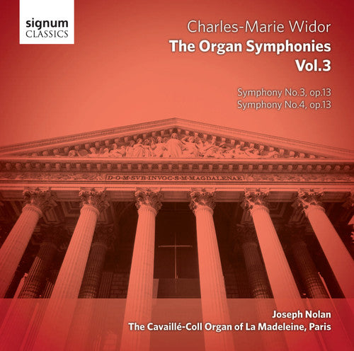 the album cover for Widor / Joseph Nolan - Organ Symphonies 3