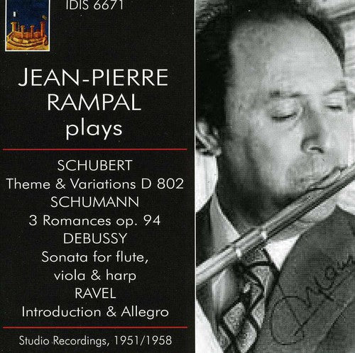 the album cover for Jean-Pierre Rampal - Jean-Pierre Rampal Plays Schumann Debussy Ravel