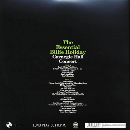 Billie Holiday - The Essential Billie Holiday: Carnegie Hall Concert (ltd. ed.) (180g) Vinyl Record