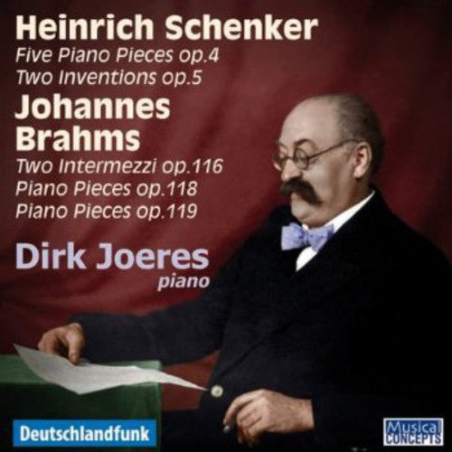 Schenker / Brahms / Joeres,dirk - Piano Works - Music CD