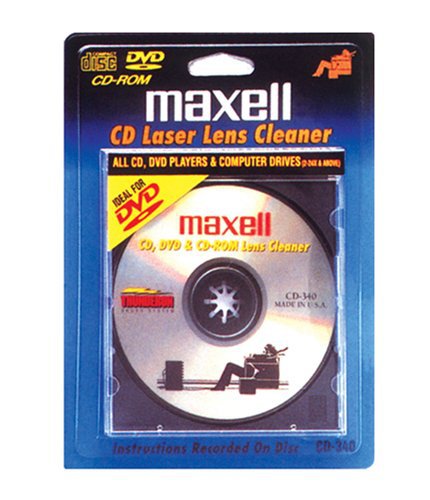 Maxell 190048 Cd340 Laser Lens Cleaner Cd Dvd Gms - Maxell 190048 Cd340 Laser Lens Cleaner Cd Dvd Gms - Cleaners