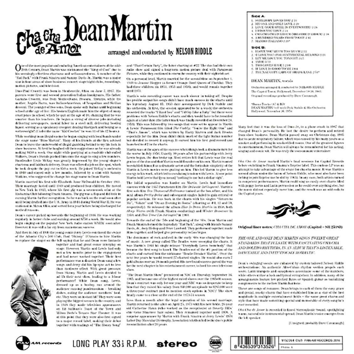 Dean Martin - Cha Cha De Amor (ltd. ed.) (180g) Vinyl Record