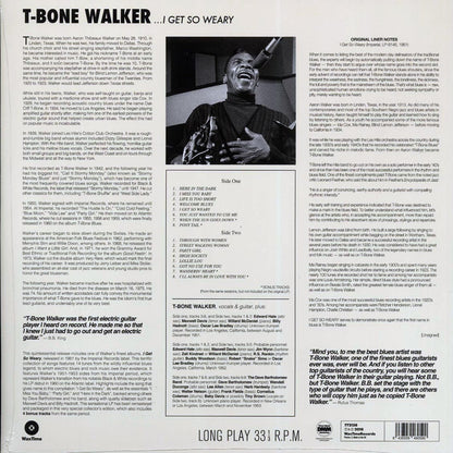 T-Bone Walker - I Get So Weary (ltd. ed.) (180g) Vinyl Record