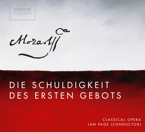 Mozart / Classical Opera Company / Page - Die Schuldigkeit Des Ersten Gebots - Music CD