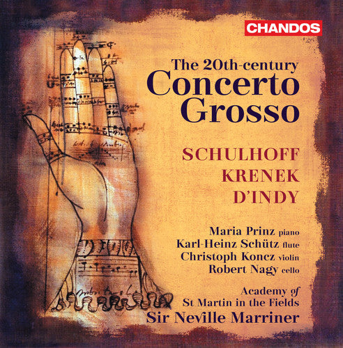D'indy / Schutz / Academy Of St Martin In Fields - 20th-century Concerto Grosso - Music CD