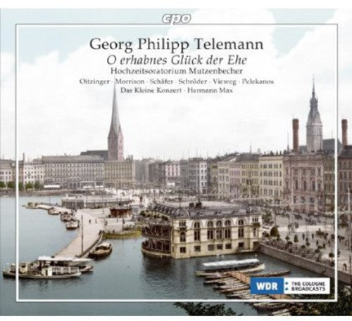 the album cover for Hermann Max - Oratorio Serenata