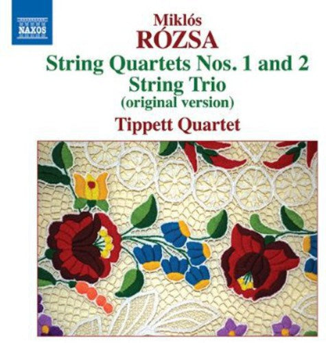 Rozsa / Tippett String Quartet - String Quartets Nos 1 & 2 / String Trio - Music CD