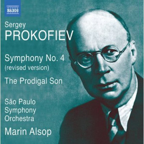 the album cover for Prokofiev / Sao Paulo Symphony Orchestra / Alsop - Symphony No 4 / Prodigal Son