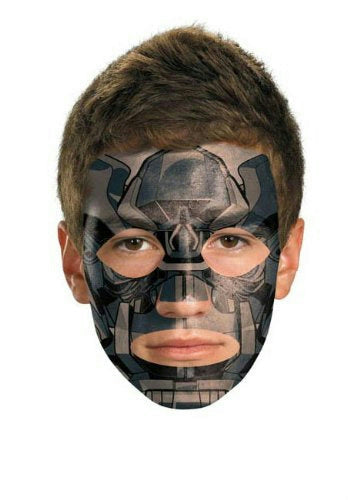 Transformers: Iron Hide Face Temporary Tattoo Makeup No Mask