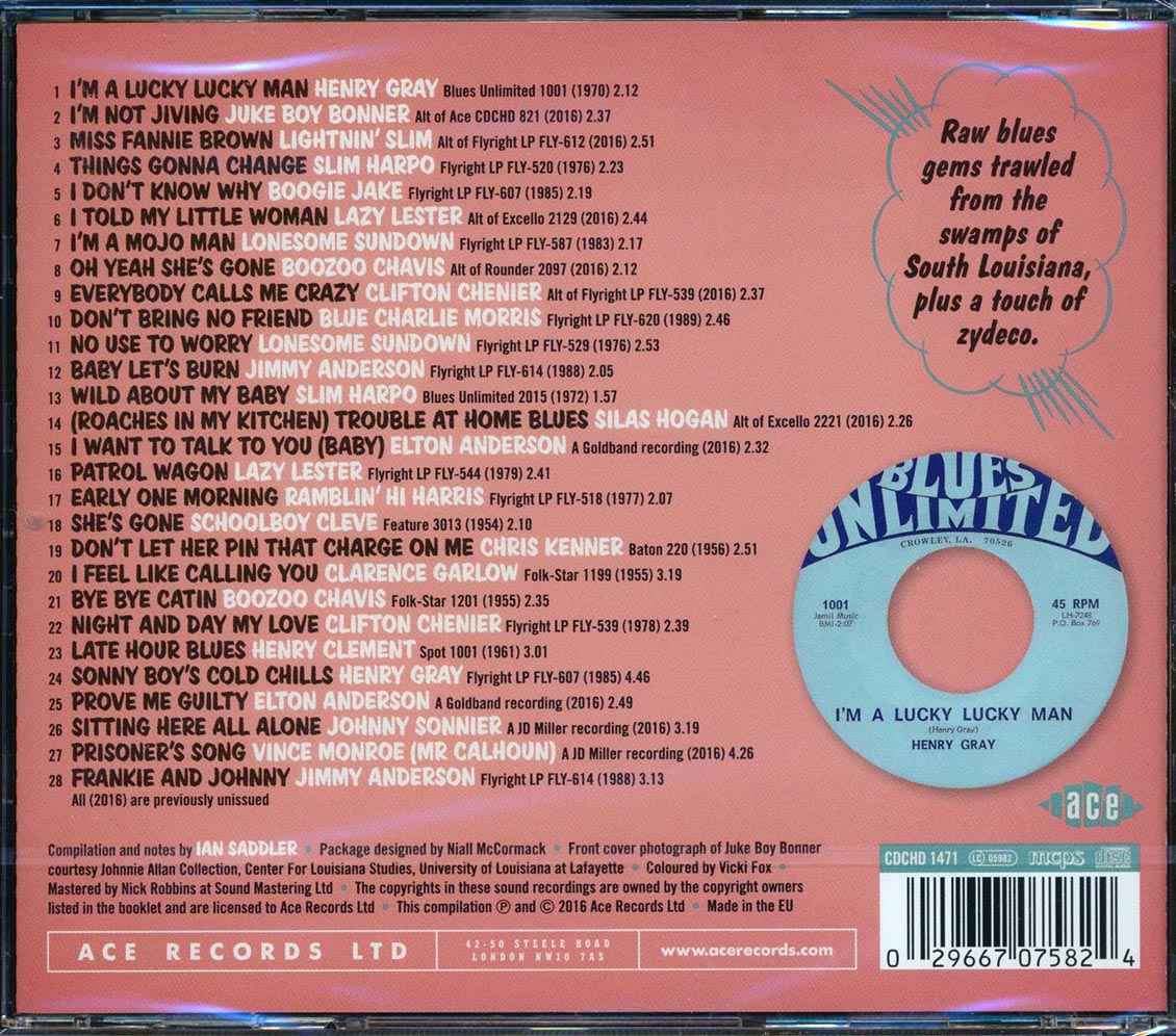 Various - Bluesin' By The Bayou: I'm Not Jiving Music CD