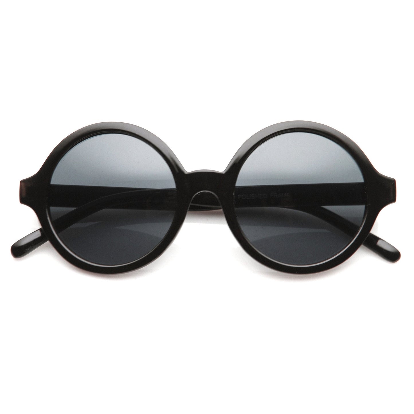 Retro Sleek Large Round Fashion Sunglasses 8704