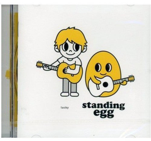 the album cover for Standing Egg - Lucky
