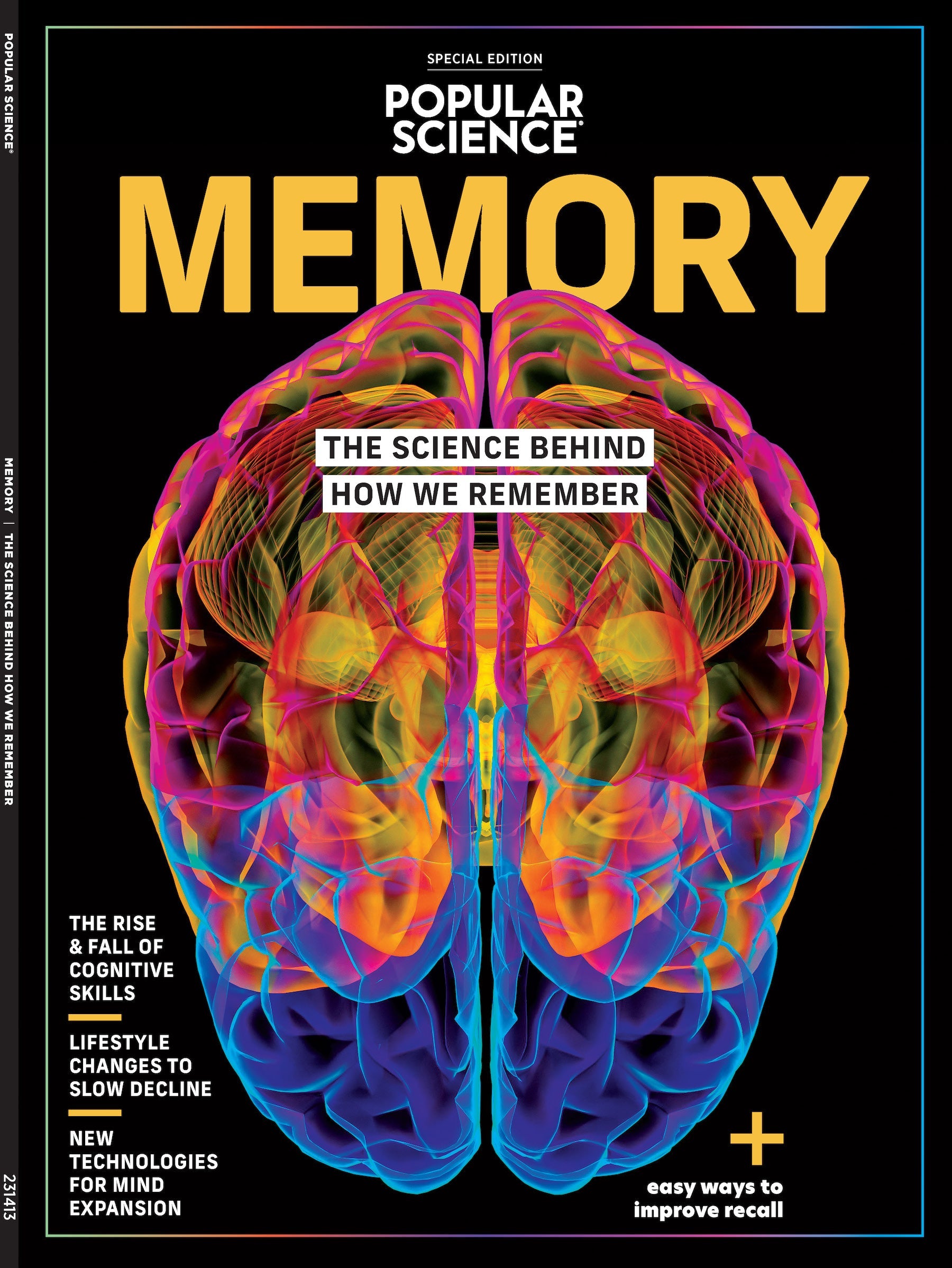 Popular Science - Memory, The Science Behind How We Remember: Cognitive Skills, Neurons, Brain Smog, Core Memories, Myths, Trauma, Stress, Loci Method, How To Slow Decline, New Technologies & Pets!
