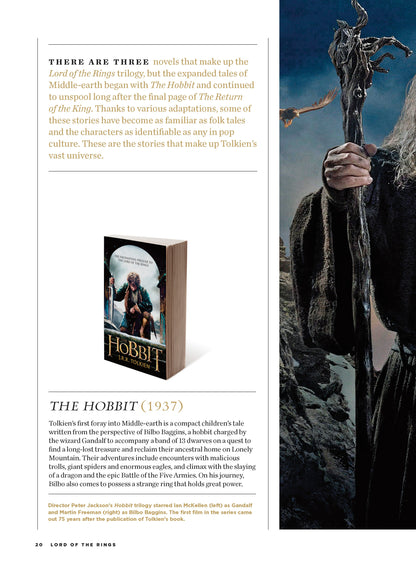 Lord of the Rings - Fan Guide: Books, J.R.R. Tolkien, Movie Trilogy, The Two Towers, The Hobbit, Peter Jackson, Cast, Orlando Bloom, TV Series, Characters, Gollum, Gandalf, Frodo, Aragorn & Sauron!