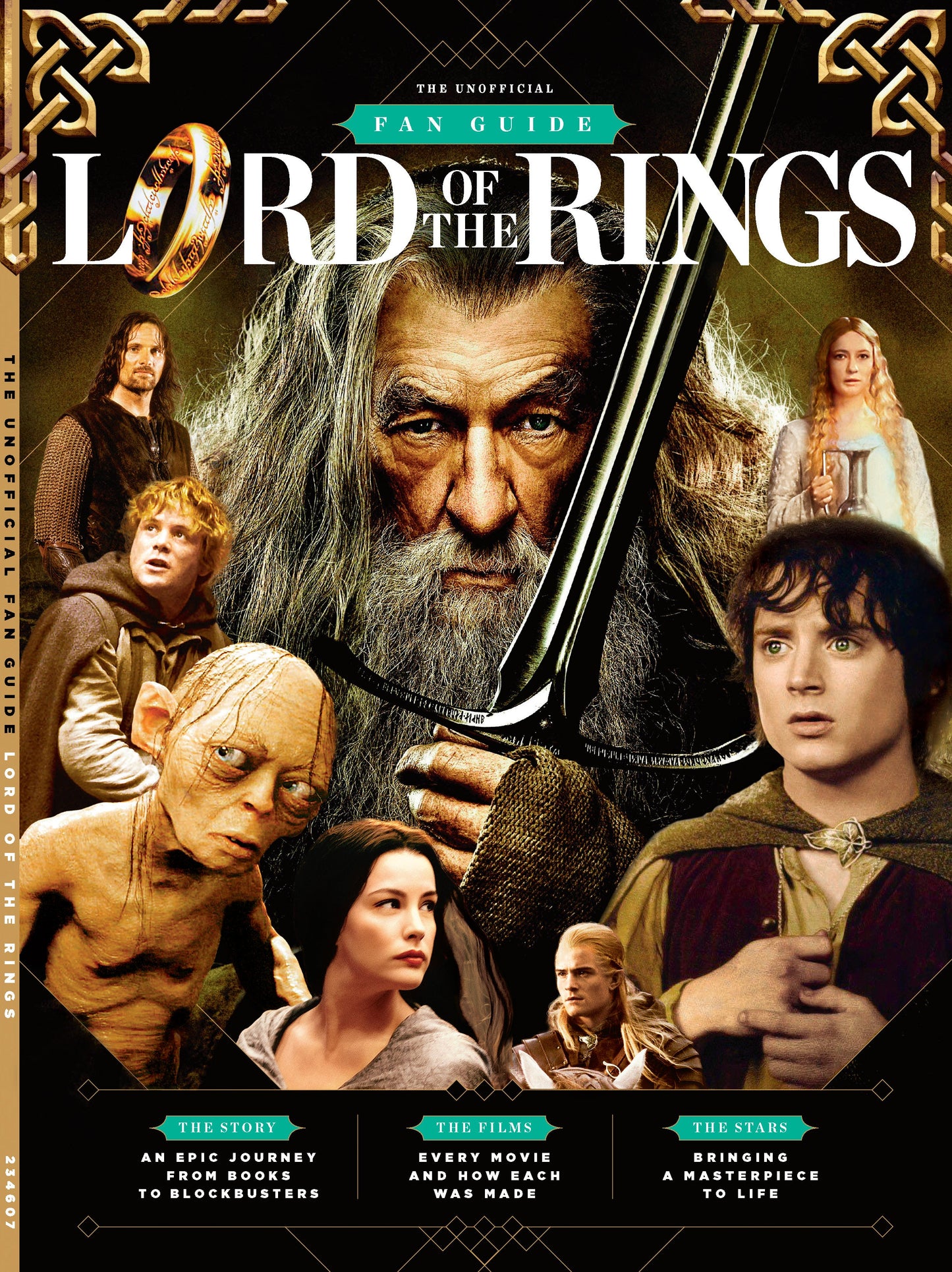 Lord of the Rings - Fan Guide: Books, J.R.R. Tolkien, Movie Trilogy, The Two Towers, The Hobbit, Peter Jackson, Cast, Orlando Bloom, TV Series, Characters, Gollum, Gandalf, Frodo, Aragorn & Sauron!