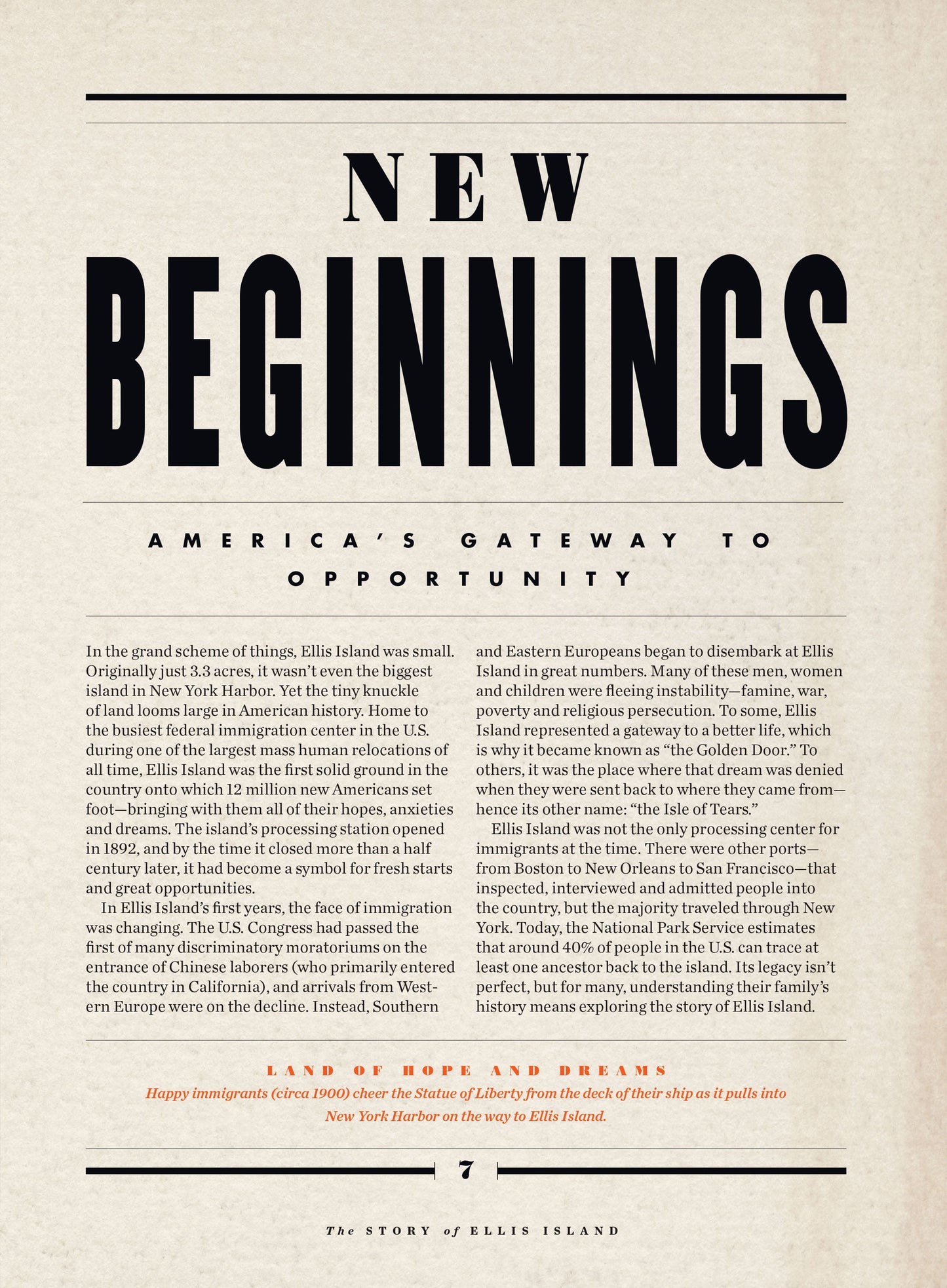 Ellis Island - The Gateway To Opportunity: Immigrants, American Dream, Ancestors, Family History, New York Harbor, 12 Million New Citizens, Golden Door, Isle Of Tears, Discrimination & Job Competition