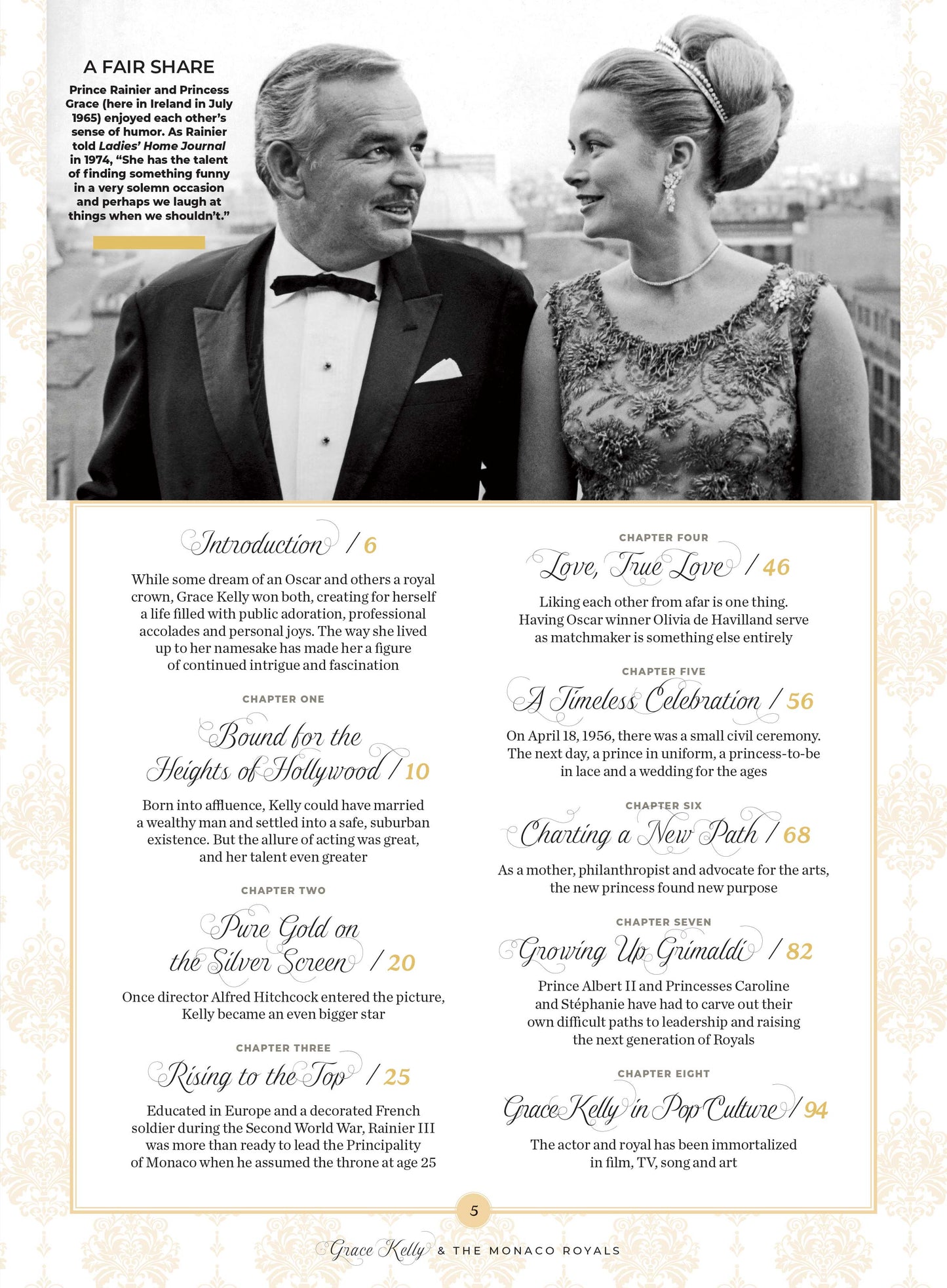 Grace Kelly & The Monaco Royals - Movies, Alfred Hitchcock, To Catch A Thief, High Society, Oscar Winner, Husband Prince Rainer, Wedding, Princess, Children, Death, Car Crash & The House Of Grimaldi!