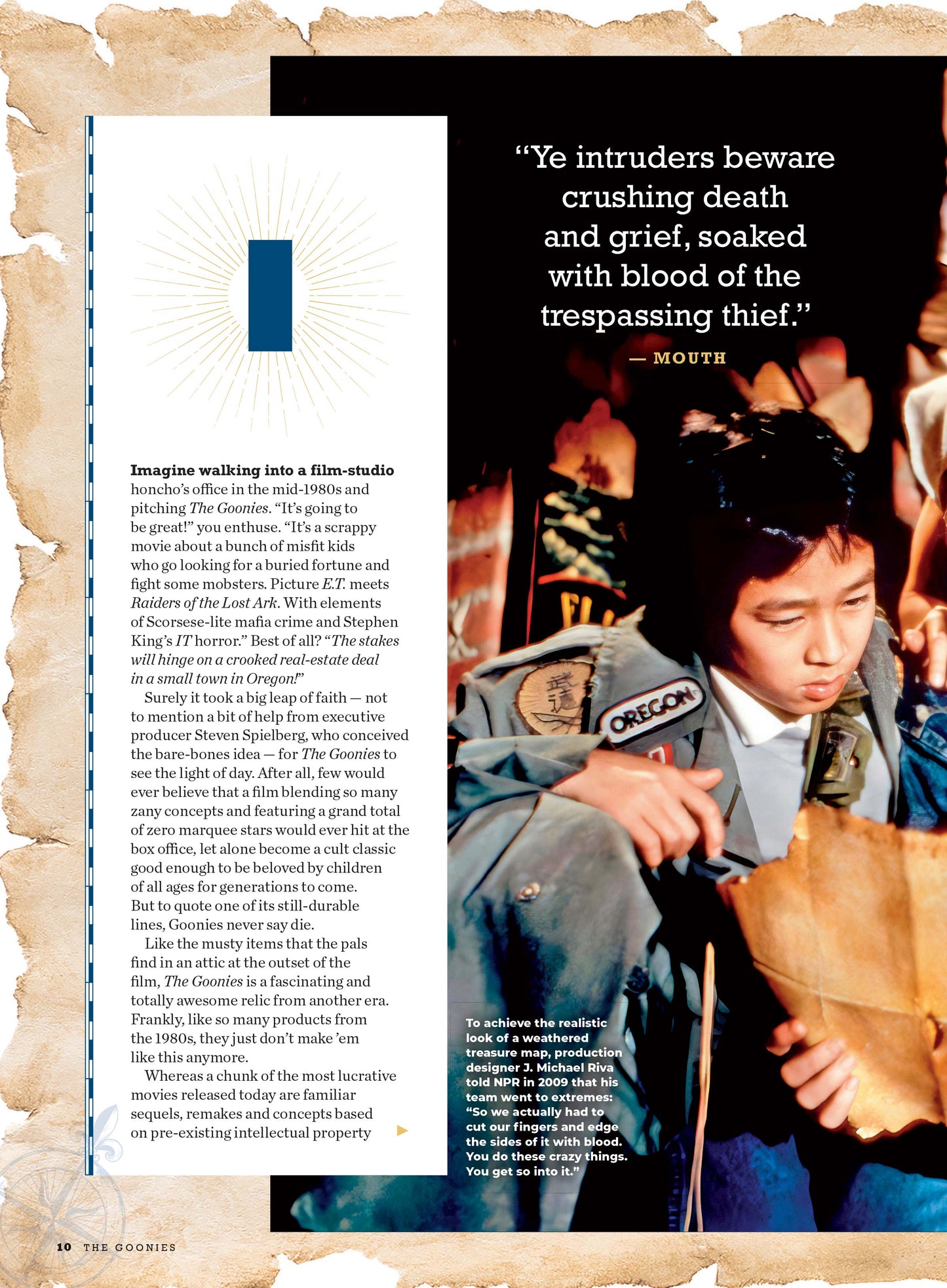 The Goonies - Fan Guide: 1985 Movie, Pirate Booty, The Cast Now, Josh Brolin, Corey Feldman, Jeff Cohen, Ke Huy Quan, Oscar Winning, Steven Spielberg, TV Series, Cyndi Lauper Soundtrack, BTS & Sequel?